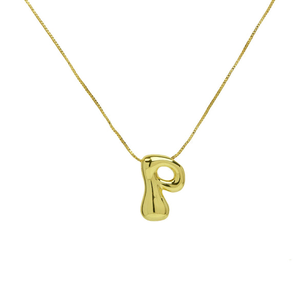 Wholesale Necklace Brass Copper Balloon Shape With Letters Numbers Text Electroplated
