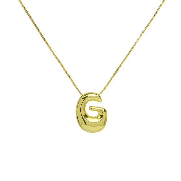 Wholesale Necklace Brass Copper Balloon Shape With Letters Numbers Text Electroplated