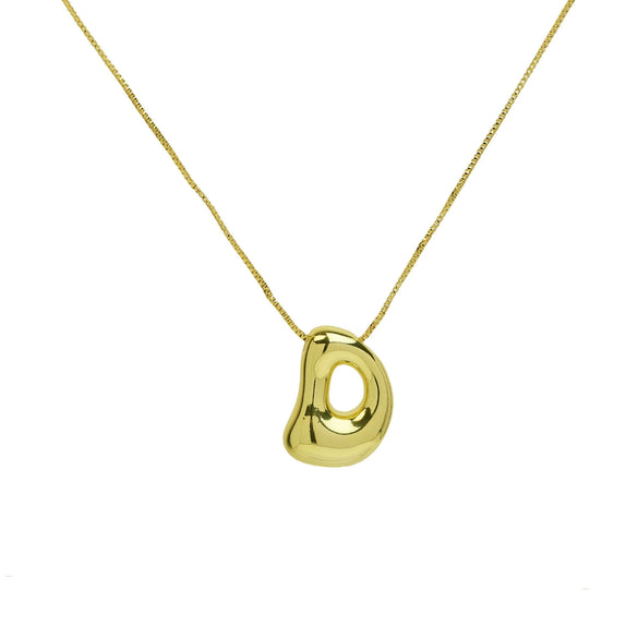 Wholesale Necklace Brass Copper Balloon Shape With Letters Numbers Text Electroplated