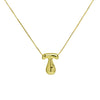 Wholesale Necklace Brass Copper Balloon Shape With Letters Numbers Text Electroplated