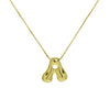 Wholesale Necklace Brass Copper Balloon Shape With Letters Numbers Text Electroplated