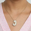 Wholesale Necklace Brass Copper Letter Pendant Electroplating For Women