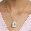 Wholesale Necklace Brass Copper Letter Pendant Electroplating For Women