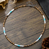 Wholesale Necklace Coconut Shell Wood Stainless Steel Geometric Handmade