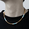Wholesale Necklace Coconut Shell Wood Stainless Steel Geometric Handmade