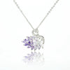 Wholesale Necklace Copper Alloy Zircon Bare Stone Inlaid Animals Zodiac Electroplated Feminine Clavicle Chain For Women