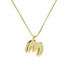 Wholesale Necklace Copper Brass Letters Numbers Text Electroplating Style