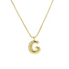 Wholesale Necklace Copper Brass Letters Numbers Text Electroplating Style