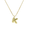 Wholesale Necklace Copper Brass Letters Numbers Text Electroplating Style