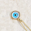 Wholesale Necklace Copper Dripping Oil Geometric Devil's Eye Pendant Electroplating For Women