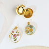 Wholesale Necklace Copper Geometric Pendant Oil Painting Electroplating Women's