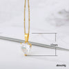 Wholesale Necklace Copper Heartshaped Zircon Pendant Ochain Women's Fashion