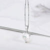Wholesale Necklace Copper Heartshaped Zircon Pendant Ochain Women's Fashion