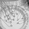 Wholesale Necklace Copper Inlaid With Zirconia Snake Bone Chain Minimalist Style With Letters Pattern
