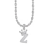 Wholesale Necklace Copper Inlaid Zircon Letter Hip Hop Men's Melon Seed Chain