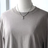 Wholesale Necklace Copper Inlaid Zircon Letter Hip Hop Men's Melon Seed Chain