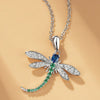 Wholesale Necklace Copper Insects Zirconia Inlay Ochain For Women