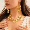 Wholesale Necklace Copper Leaf Tassel Retro Style