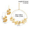 Wholesale Necklace Copper Leaf Tassel Retro Style