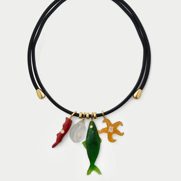 Wholesale Necklace Copper Marine Animal Zodiac Geometric Style Stainless Steel Vacuum Plating