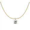 Wholesale Necklace Copper Mixed Gem Inlay Geometric Light Luxury Style