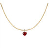 Wholesale Necklace Copper Mixed Gem Inlay Geometric Light Luxury Style