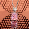 Wholesale Necklace Copper Mixed Gem Inlay Geometric Style Ochain For Women