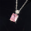 Wholesale Necklace Copper Mixed Gem Inlay Geometric Style Ochain For Women
