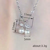 Wholesale Necklace Copper Mixed Gemstone Setting Fruit Cherry Leaves Pattern Electroplating O Word Chain For Women