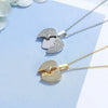 Wholesale Necklace Copper Mixed Gemstone Setting Heart Shape Zirconia For Women