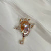 Wholesale Necklace Copper Natural Baroque Shaped Pearl Bow Cross Animal Zodiac Electroplating