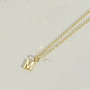 Wholesale Necklace Copper Ochain Electroplating Letters Numbers Text Pendant For Women