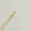 Wholesale Necklace Copper Ochain Electroplating Letters Numbers Text Pendant For Women