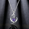 Wholesale Necklace Copper Ochain Heart Shape Inlaid Zircon For Women