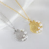 Wholesale Necklace Copper Pearl Starfish Shell Little Fresh Electroplating Unisex