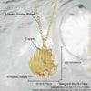 Wholesale Necklace Copper Pearl Starfish Shell Little Fresh Electroplating Unisex