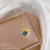 Wholesale Necklace Copper Pendant Stainless Steel Chain Geometric Cartoon Style