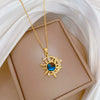 Wholesale Necklace Copper Pendant Stainless Steel Chain Geometric Cartoon Style