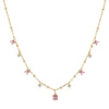 Wholesale Necklace Copper Plated With Real Gold Geometric Style Electroplating For Women
