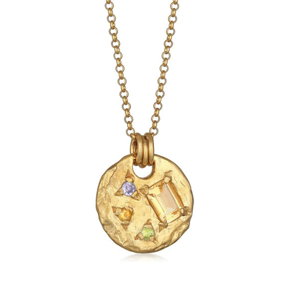 Wholesale Necklace Copper Retro Geometric Irregular Gold Plated