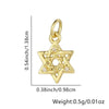 Wholesale Necklace Copper Star Pendant Electroplated Inlaid Zircon Accessories For Women