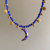 Wholesale Necklace Copper Star Shape Oil Dripping Design For Women