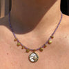 Wholesale Necklace Copper Star Shape Oil Dripping Design For Women