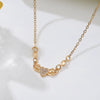 Wholesale Necklace Copper Zircon Electroplating Geometric Heart Shape For Women