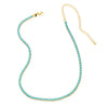 Wholesale Necklace Copper Zircon Geometric Hiphop Style Electroplating