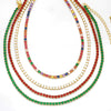 Wholesale Necklace Copper Zircon Geometric Hiphop Style Electroplating