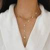 Wholesale Necklace Freshwater Pearl Minimalist Rice Droplet Shape 925 Silver For Girls