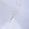 Wholesale Necklace Geometric Tassel Pearl S925 Sterling Silver Zircon