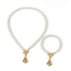 Wholesale Necklace Imitation Pearl Beaded Alloy Geometric Electroplating For Women