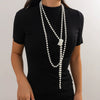 Wholesale Necklace Imitation Pearl Stacking Style Geometric Handmade For Women